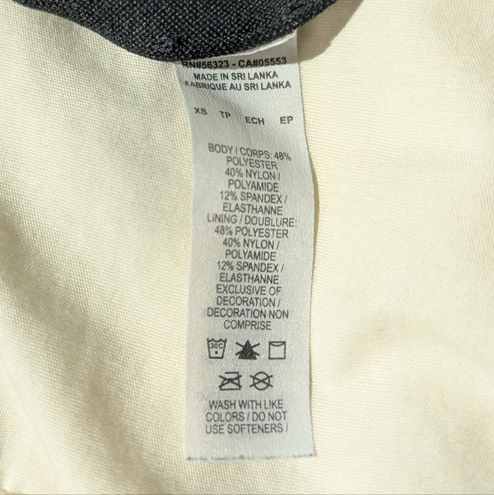 Nike Dri-Fit ayered Spagetti Strap XS Black Double Layer Sports Bra - Picture 3 of 4